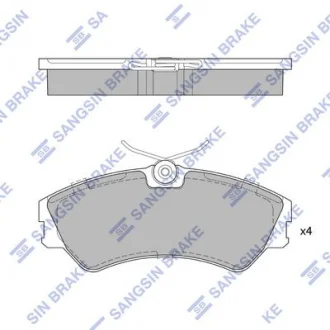 HI-Q Колодки гальмівні передні VW Transporter (-03) HI-Q Hi-Q (SANGSIN) SP4053