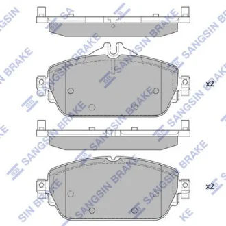 HI-Q Колодки гальмівні передні MB C180, C200 (W205) (13-) HI-Q Hi-Q (SANGSIN) SP4044