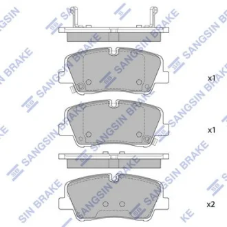 HI-Q Колодки гальмівні задні Hyundai Solati (H350) HI-Q Hi-Q (SANGSIN) SP4038