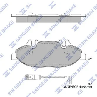 HI-Q Колодки гальмівні передні MB VIANO (W639) (03-) HI-Q Hi-Q (SANGSIN) SP2331