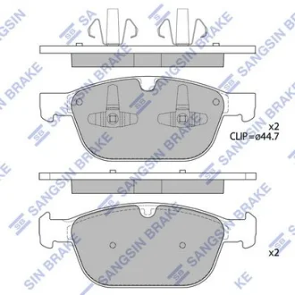 HI-Q Колодки гальмівні передні Volvo XC60 (10-) HI-Q Hi-Q (SANGSIN) SP2320