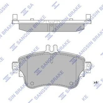 HI-Q Колодки гальмівні передні MB A-CLASS (W176) (13-), MB B-CLASS (W246,W242) (11-) HI-Q Hi-Q (SANGSIN) SP1972