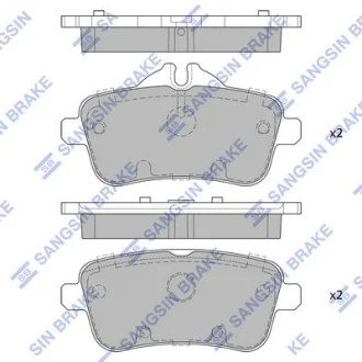 HI-Q Колодки гальмівні задні MB ML250 CDI (W166) (11-) HI-Q Hi-Q (SANGSIN) SP1909