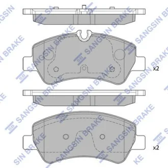 HI-Q Колодки гальмівні задні Ford Transit (12-) HI-Q Hi-Q (SANGSIN) SP1884