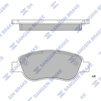 HI-Q Колодки гальмівні передні Renault Megane II (05-), Scenic II (05-) HI-Q Hi-Q (SANGSIN) SP1808