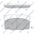 HI-Q Колодки гальмівні передні Opel Vectra C (05-), Volvo S40, V40 HI-Q Hi-Q (SANGSIN) SP1258 (фото 1)