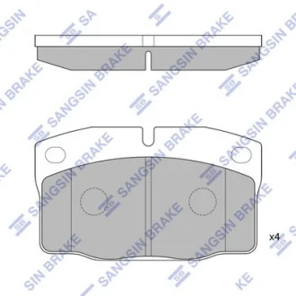 HI-Q Колодки гальмівні передні Opel Vectra C (05-), Volvo S40, V40 HI-Q Hi-Q (SANGSIN) SP1258