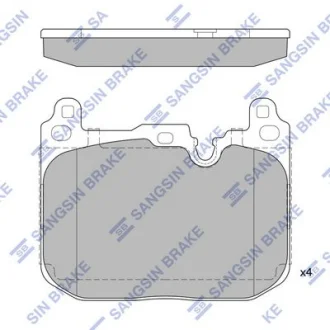 HI-Q Колодки гальмівні передні Mini Cooper (F55) (14-) HI-Q Hi-Q (SANGSIN) SP2402A