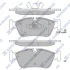 HI-Q Колодки гальмівні передні BMW 3 (05-) HI-Q Hi-Q (SANGSIN) SP2160 (фото 1)