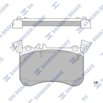 HI-Q Колодки гальмівні передні MB A-Klass (13-), B200 (W246, W242) (11-) HI-Q Hi-Q (SANGSIN) SP1954A