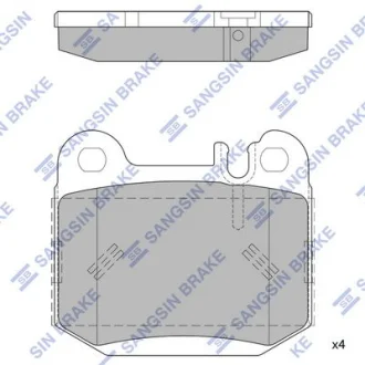 HI-Q Колодки гальмівні задні (дискові) MB ML230 (W163) (-05) HI-Q Hi-Q (SANGSIN) SP1930