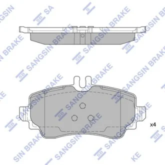 HI-Q Колодки гальмівні передні BENZ A-CLASS (W168) (-04) HI-Q Hi-Q (SANGSIN) SP1744