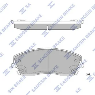 HI-Q Колодки гальмівні передні Chrysler 300 (11-), Dodge Charger (11-) HI-Q Hi-Q (SANGSIN) SP1507