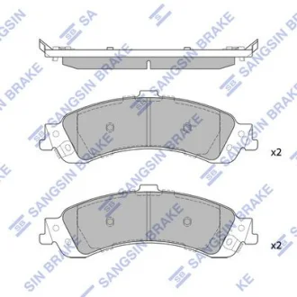 HI-Q Колодки гальмівні задні (дискові) Chevrolet Tahoe (-06),Cadillac Escalade (-06) HI-Q Hi-Q (SANGSIN) SP1370