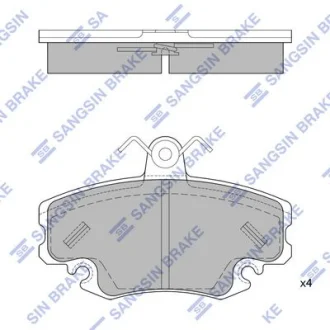 HI-Q Колодки гальмівні передні Renault Logan HI-Q Hi-Q (SANGSIN) SP1243A