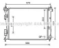 AVA Радиатор охлаждения двигателя Hyundai Accent (11-) 1.6CRDi, i20 (08-)/KIA Rio (1 AVA COOLING HY2274 (фото 1)