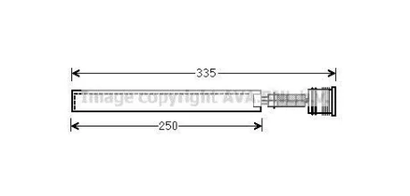 AVA Осушувач кондиціонера Chevrolet Cruze (09-), Malibu (12-)/Opel Astra J (09-), Insignia A (08-) AVA AVA COOLING OLD645