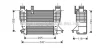 AVA Інтеркулер Renault Clio (06-), Modus (05-)/Nissan Note (04-), Juke (11-) 1.2i, 1.5 dCi AVA AVA COOLING DNA4356 (фото 1)
