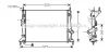 AVA Радіатор охолодження двигуна Ford Focus (04-12), C-Max (07-10) 1.4-1.6 AVA AVA COOLING FD2368 (фото 1)