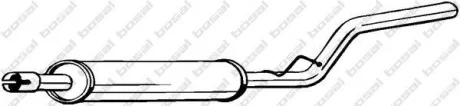 Фото 1 - глушник передній резонатор VW Caddy III 04-06 BOSAL 278337 Глушник передній резонатор VW Caddy III 04-06 BOSAL 278337 (фото 1)