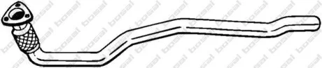 Глушник, алюм. сталь, передня частина з гофрою AUDI A4 07-12 (800-121) BOSAL 800121
