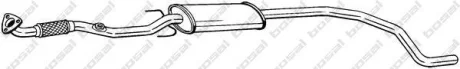 Глушник, алюм. сталь, середня частина OPEL CORSA D 06- (293-305) BOSAL 293305