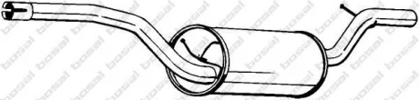 Глушник, алюм. сталь, передня частина FORD FOCUS 98-05 BOSAL 280257