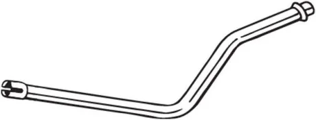 Труба вихлопна CITROEN C1 (05-14), PEUGEOT 107 (05-14), TOYOTA Aygo (05-14) (800-527) BOSAL 800527
