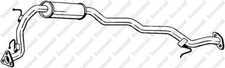 Глушник середня частина HONDA Jazz (02-08) (283-451) BOSAL 283451