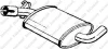Глушник середня частина SEAT Toledo (91-99), VW GOLF II (87-92), VW Jetta II (83-92) 1.0-1.6 8V (233-407) BOSAL 233407 (фото 1)