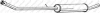 Глушник середня частина DUSTER 10- (284-637) BOSAL 284637 (фото 1)