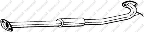 Глушник середня частина NISSAN X-TRAIL 02- (284-259) BOSAL 284259