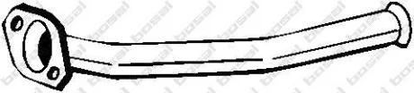 Труба вихлопна передня частина PEUGEOT 206 00-03 (741-015) BOSAL 741015
