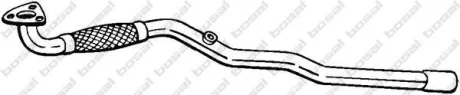 Глушник, алюм. сталь, передня частина OPEL ZAFIRA B 05- (852-001) BOSAL 852001