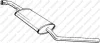 BOSAL 281465 Глушник середня частина VW TRANSPORT 96-98 (281-465) BOSAL 281465
