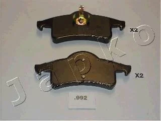 Колодки гальмівні дискові задні Jeep Grand Cherokee (99-) JAPKO 51992