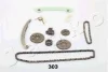 К-кт ланцюга ГРМ (10 деталей) Ford Focus II (03-)/Mazda 3, 5, 6 (02-)/Volvo C30, S40, V50 (04-) 1.8i, 2.0i JAPKO KJK303 (фото 1)