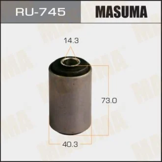Фото 1 - сайлентблок задн Toyota HILUX / KUN15L, KUN26L MASUMA RU745 Сайлентблок задн Toyota HILUX / KUN15L, KUN26L MASUMA RU745 (фото 1)