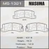 Masuma MS1321 Гальмівні колодки задн AN-420WK, NP1011, P83015 (MS1321) MASUMA MS1321