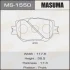 Masuma MS1550 Гальмівні колодки передня AN-636K, NP1021, P83054 (MS1550) MASUMA MS1550
