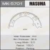 Гальмівні колодки гальма стоянки MASUMA MK5701 (фото 1)