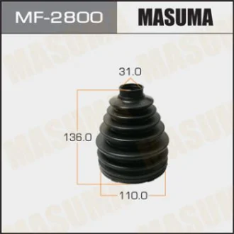 Фото 1 - пильовик ШРКШ MF-2800 (пластик) + спецхомут (MF-2800) MASUMA MF2800 Пильовик ШРКШ MF-2800 (пластик) + спецхомут (MF-2800) MASUMA MF2800 (фото 1)