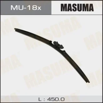Щітка склоочисника 450 мм безкаркасна (18") (DNTL 1.1) (MU-18x) MASUMA MU18X