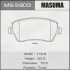 Колодки гальмівні передн Nissan NOTE (06-13), ALMERA (12-19), MICRA (02-15) (MS-2903) MASUMA MS2903 (фото 1)