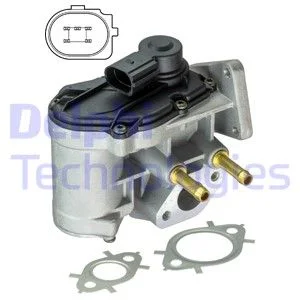 VW клапан EGR Audi A3,Golf V,Passat,Touran,Skoda Octavia II 1.6 03- Delphi EG10411-12B1 (фото 1)