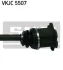 Привідний вал передн лів 590мм AUDI A4 B6, A4 B7 SEAT EXEO, EXEO ST 1.8-4.2 11.00-05.13 SKF VKJC 5507 (фото 3)