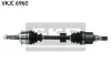 Привідний вал передн лів 58,5/614мм FIAT SEDICI  SUZUKI SX4 1.5/1.6 06.06- SKF VKJC 6960 VKJC 6960