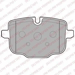 Комплект гальмівних колодок задн, BMW 2 (G42, G87), 3 (G20, G80, G28), 3 (G21, G81), 4 (G22, G82), 4 (G23, G83), 5 (F10), 5 (F11), 5 (G30, F90), 5 (G31), 6 (F12), 6 (F13) 1.6-Electric 06.09- Delphi LP2246