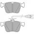 Комплект гальмівних колодок задн , AUDI A3, Q3, TT 2.5 03.15- DELPHI LP3267 LP3267