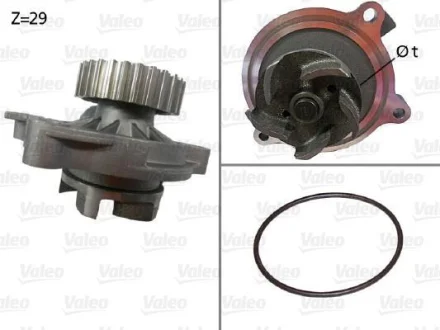 AUDI помпа води 100 1991- 2,2i-2,3i /AAN,AAR/ Valeo 506336